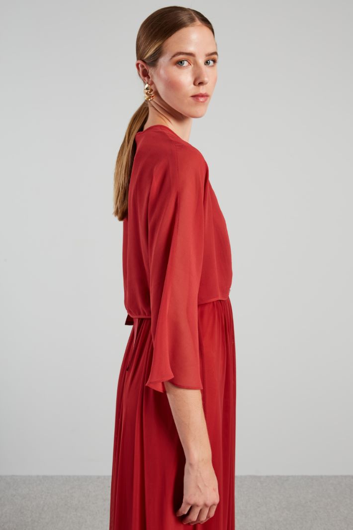 Coprispalle in georgette - FRAGOLA - Fashion Market - 3