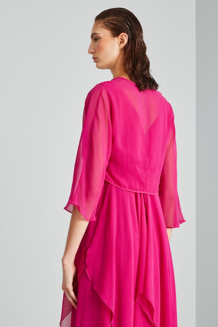 Coprispalle in georgette - FUCSIA - Fashion Market - 4