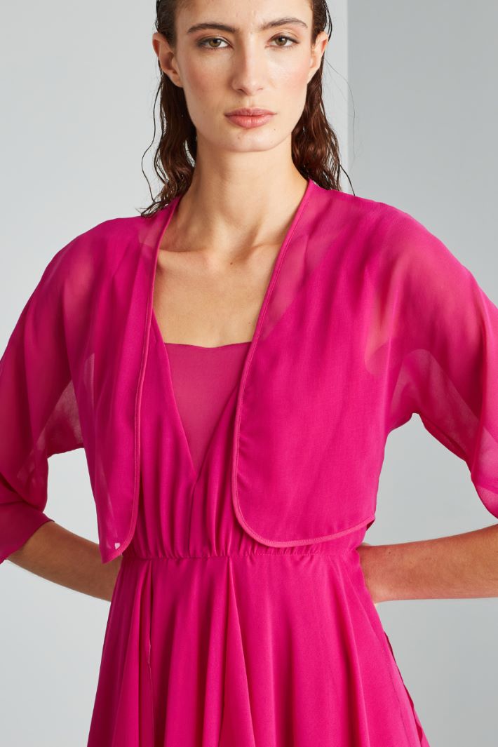Coprispalle in georgette - FUCSIA - Fashion Market - 3
