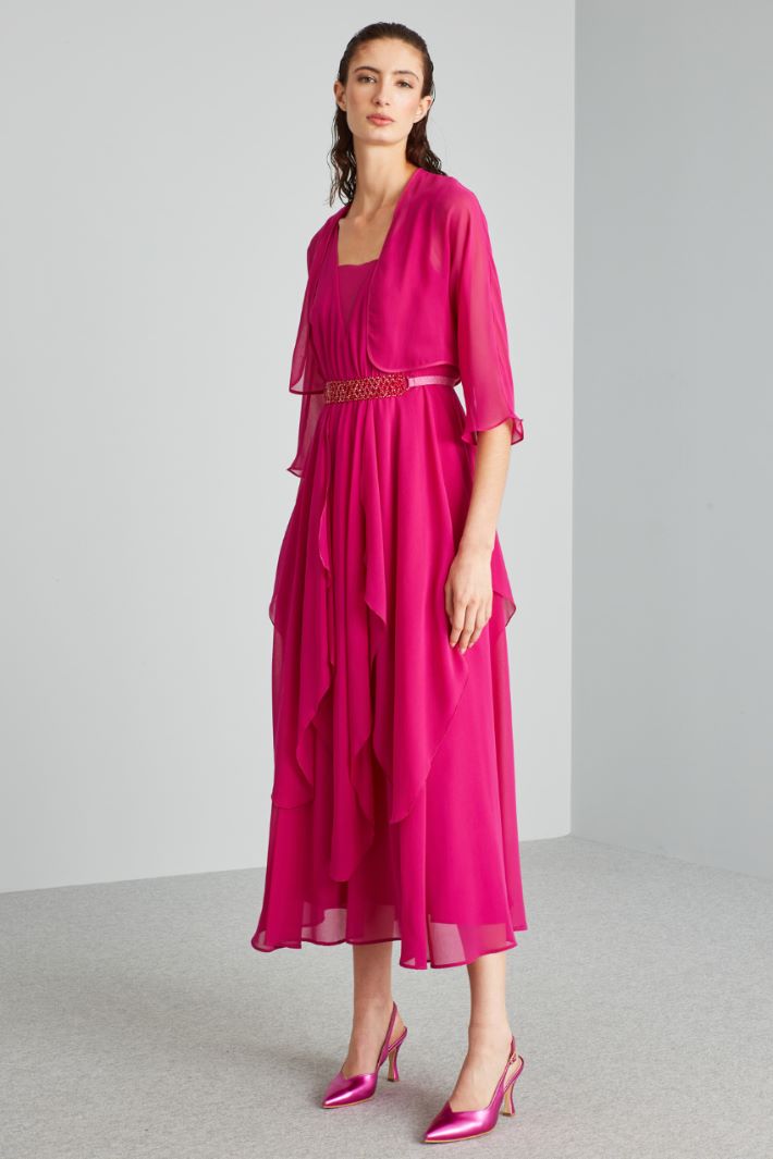 Coprispalle in georgette - FUCSIA - Fashion Market