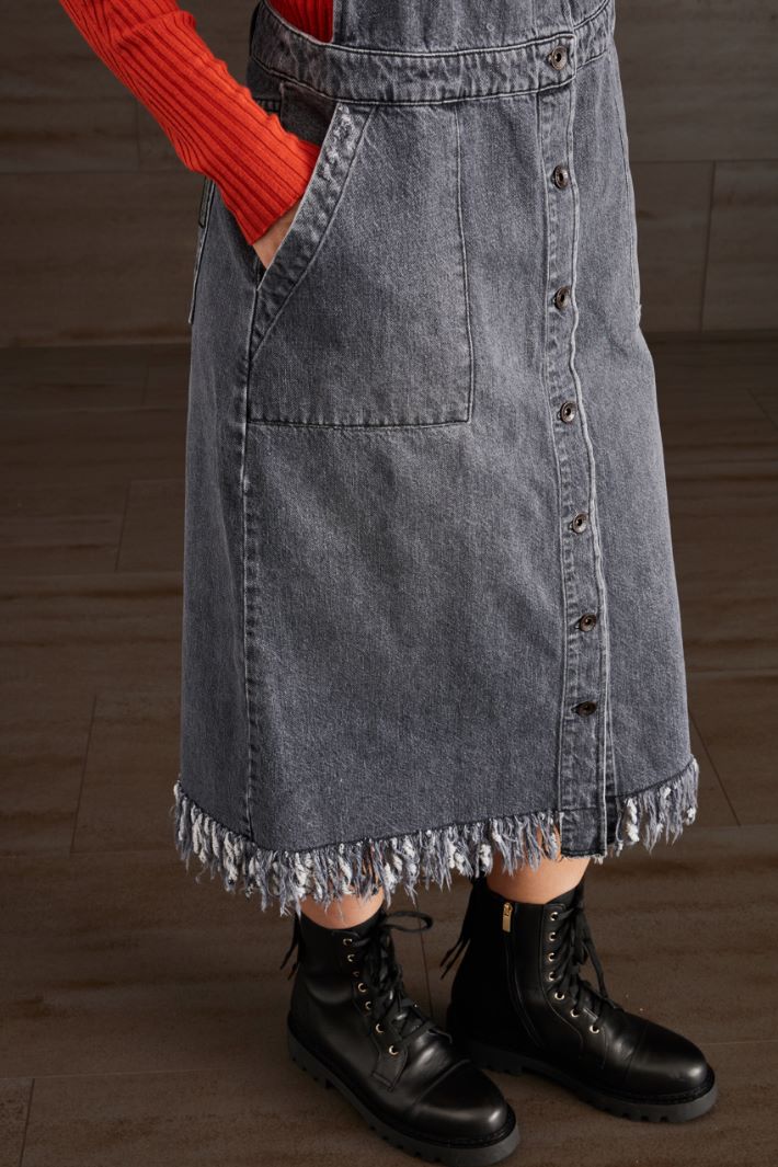 Abito in denim - GRIGIO DENIM - Fashion Market - 3