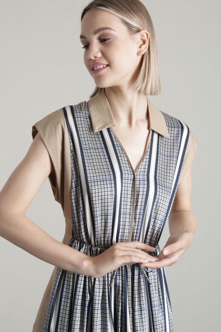 Abito in twill e gabardine - CAMMELLO - Fashion Market - 4