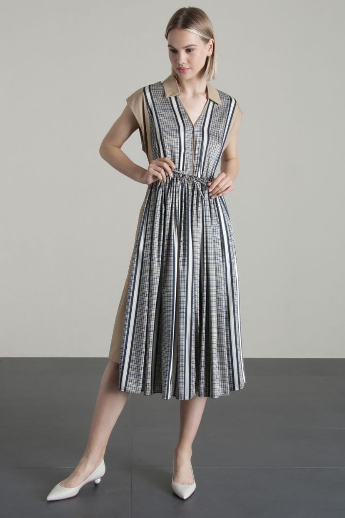 Abito in twill e gabardine - CAMMELLO - Fashion Market - 3