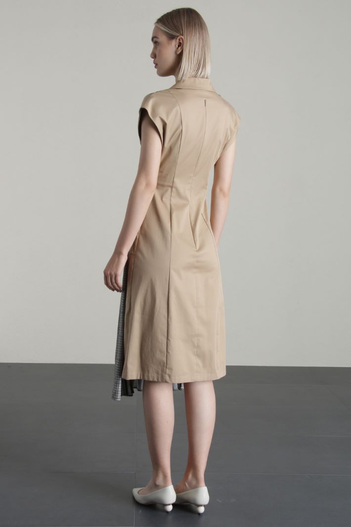Abito in twill e gabardine - CAMMELLO - Fashion Market - 2