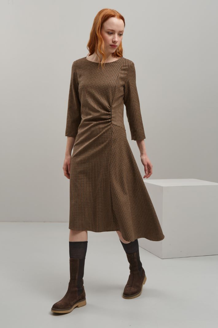 Abito in lana - CAMMELLO NERO MARRONE - Fashion Market