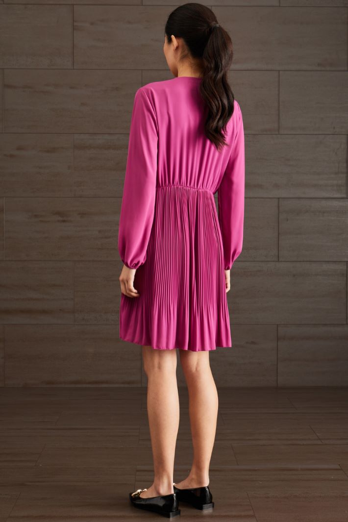 Abito in plissè - MAGENTA - Fashion Market - 3