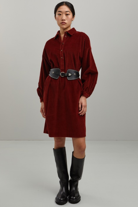 Chemisier in velluto di cotone - Fashion Market