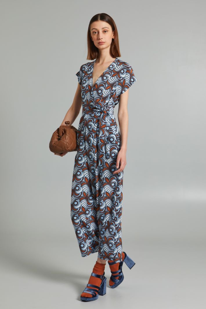 Tuta con fusciacca - AZZURRO MARRONE BIANCO - Fashion Market