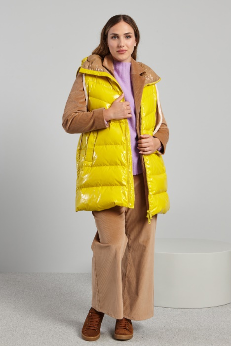 Gilet trapuntato in vernice - Fashion Market