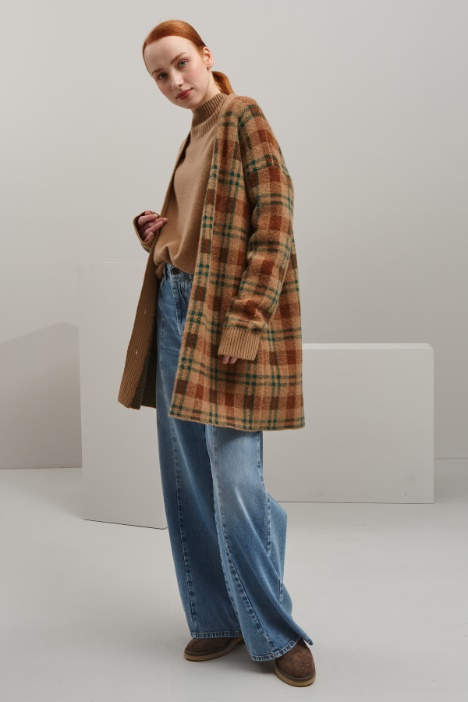 Cardigan lungo in alpaca - Fashion Market