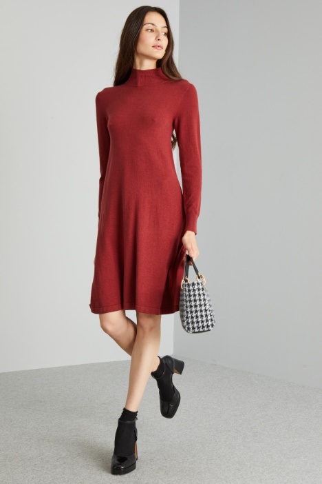 Abito svasato in maglia - Fashion Market