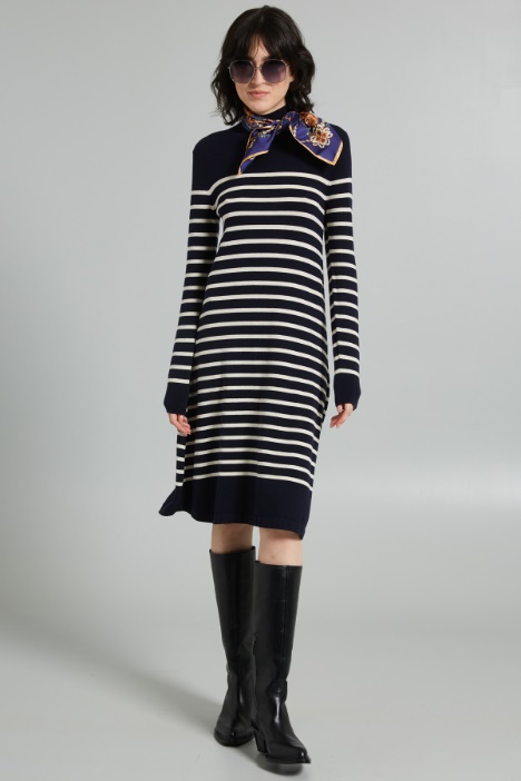 Abito svasato in maglia - Fashion Market
