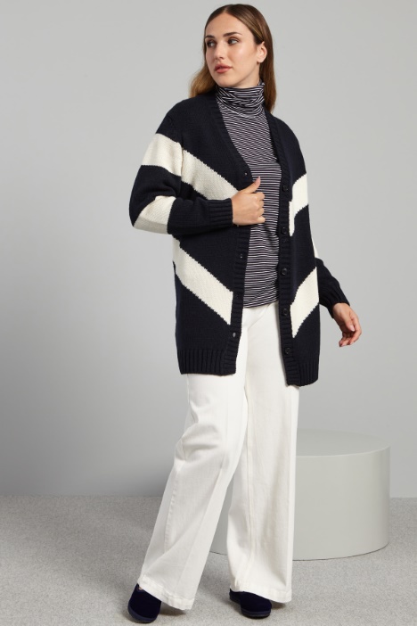 Cardigan con cintura in tono - Fashion Market