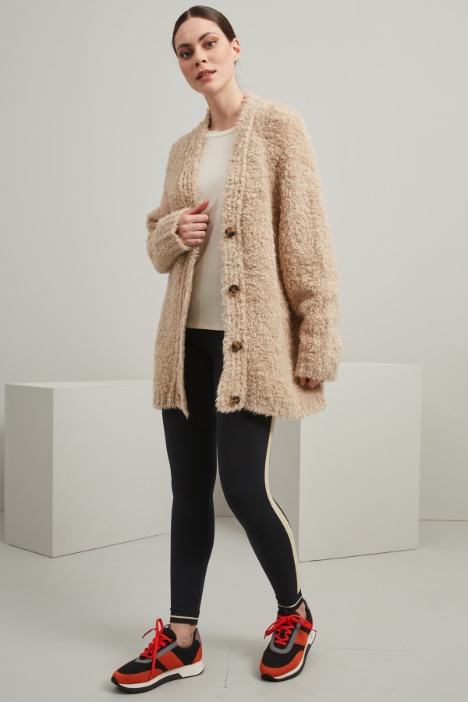 Cardigan in alpaca e lana - Fashion Market