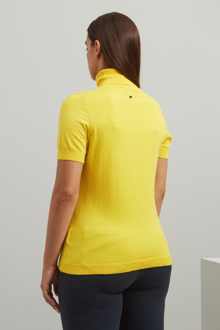 Maglia in viscosa - GIALLO - Fashion Market - 4
