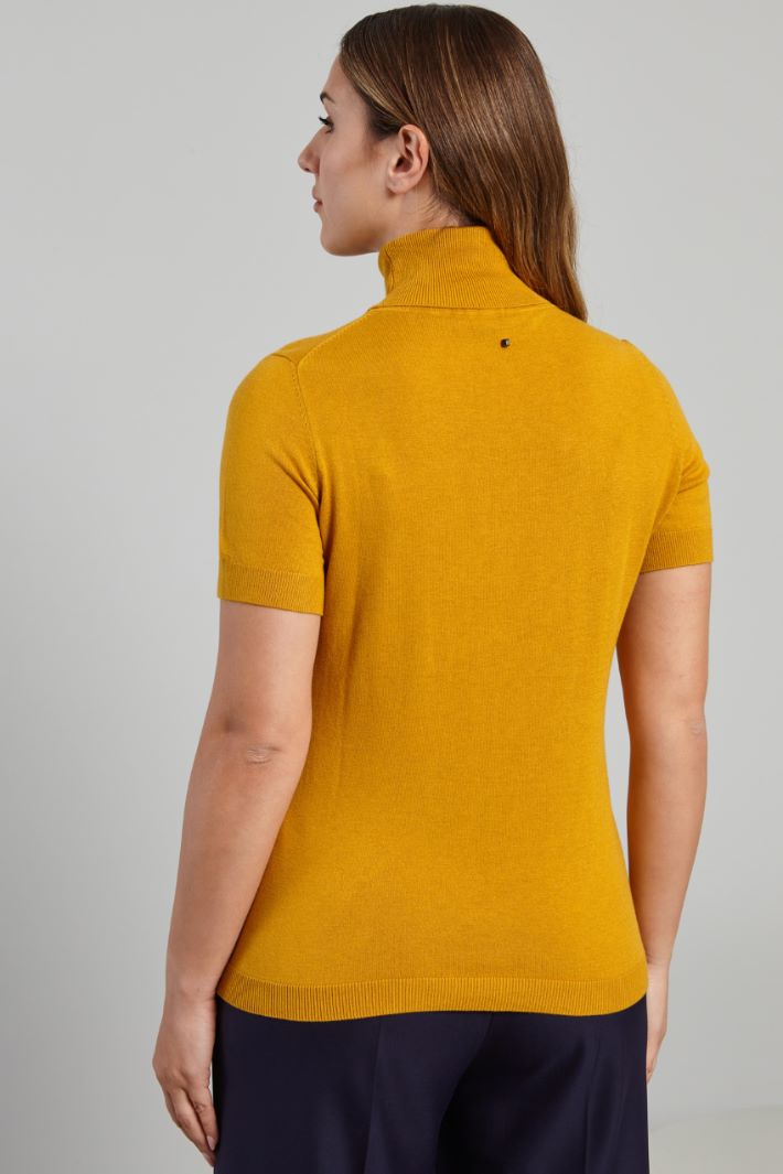 Maglia con collo alto - SENAPE - Fashion Market - 4
