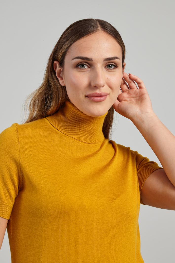 Maglia con collo alto - SENAPE - Fashion Market - 3
