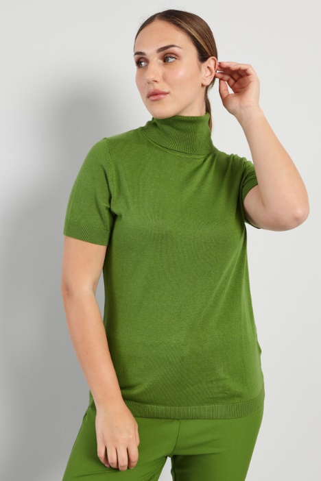 Maglia con collo alto - Fashion Market
