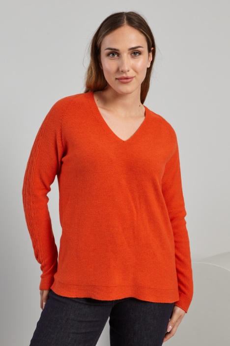 Maglia con scollo a V - Fashion Market