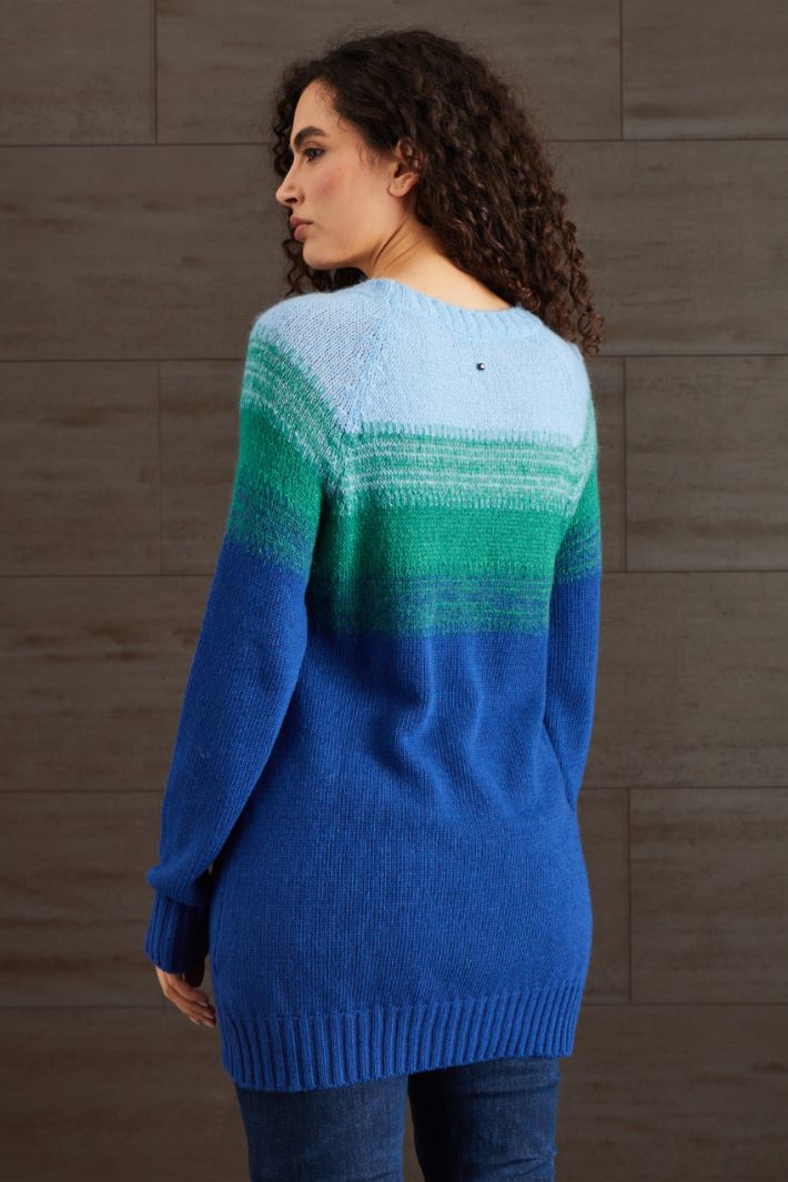 Maglia in lana - BLUETTE VERDE AZZURRO - Fashion Market - 4