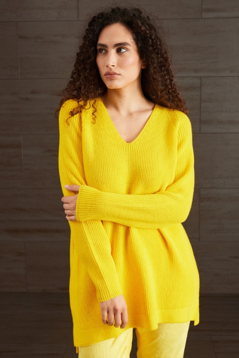 Maglia lunga in lana  - Fashion Market