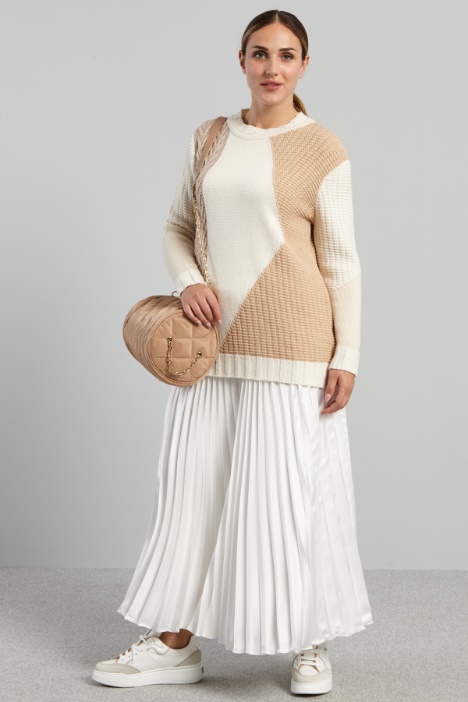 Maglia con intarsi - Fashion Market