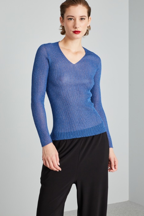 Maglia aderente lamè - Fashion Market