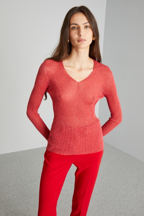 Maglia aderente lamè - Fashion Market