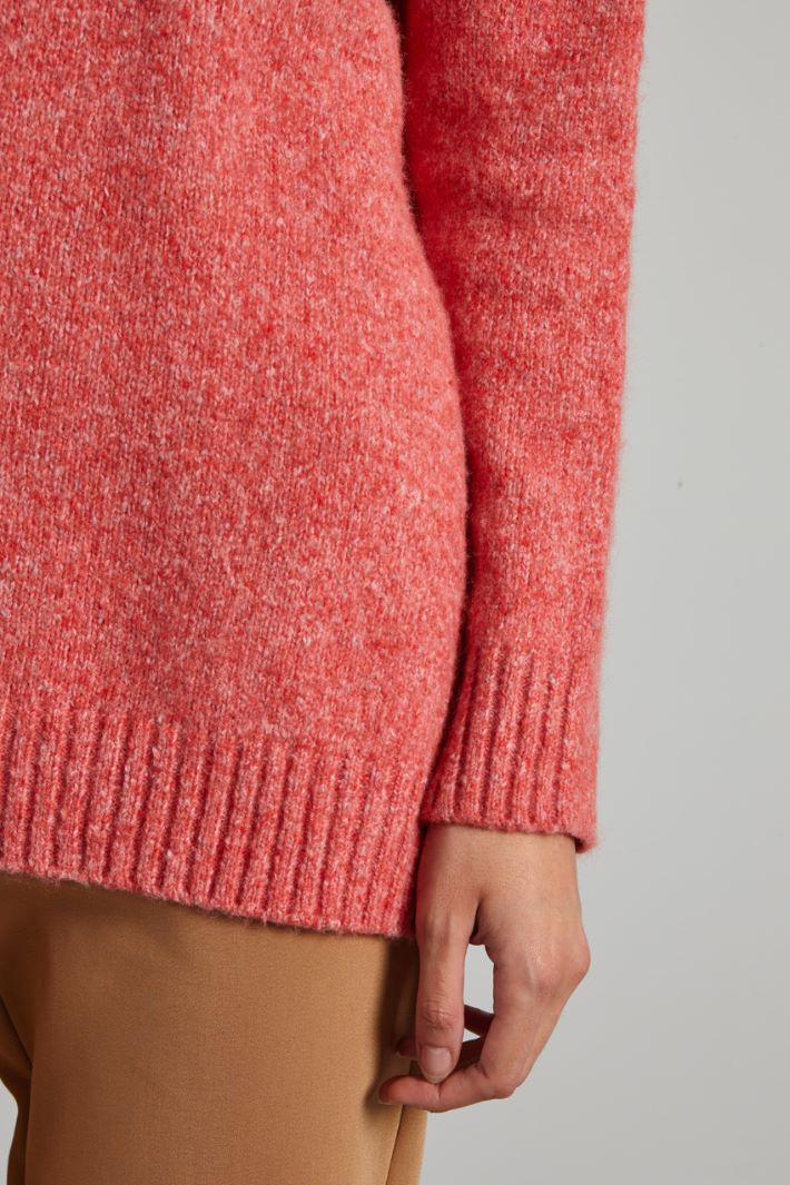 Maglia in filato melange - ROSA ANTICO - Fashion Market - 3