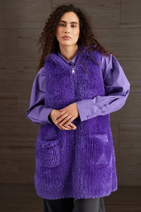 Gilet effetto pelliccia  - Fashion Market