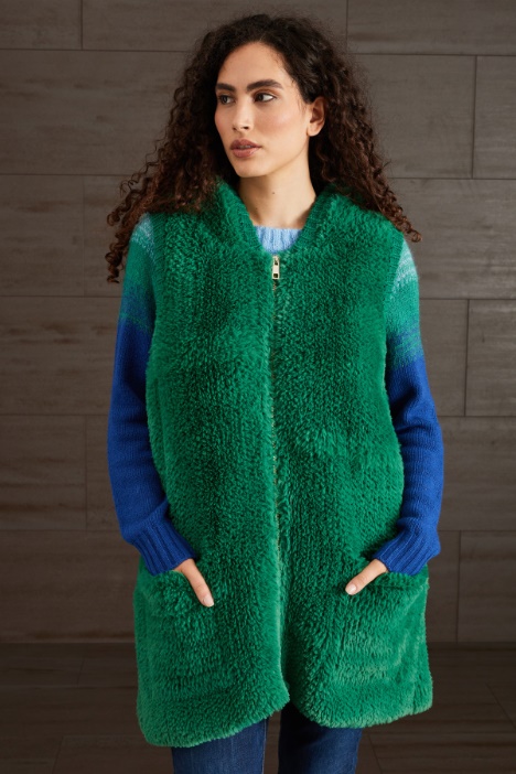 Gilet effetto pelliccia  - Fashion Market