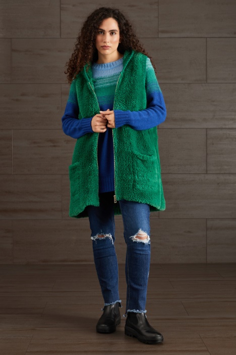 Gilet effetto pelliccia  - Fashion Market
