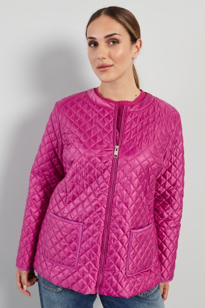 Imbottito con tasche applicate - FUXIA - Fashion Market - 2