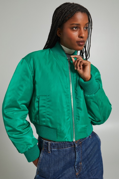 Bomber corto antigoccia  - Fashion Market
