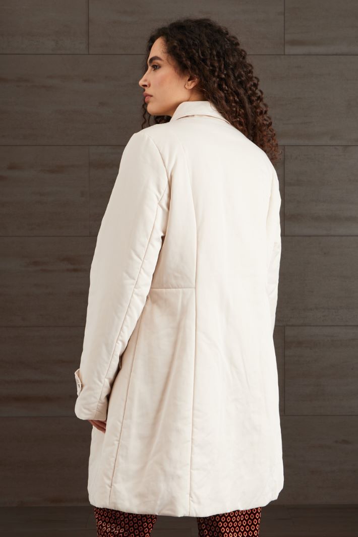 Imbottito in raso - PANNA - Fashion Market - 4