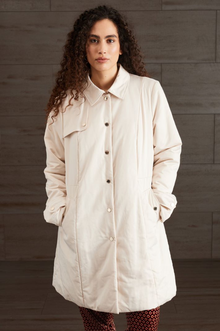 Imbottito in raso - PANNA - Fashion Market - 3