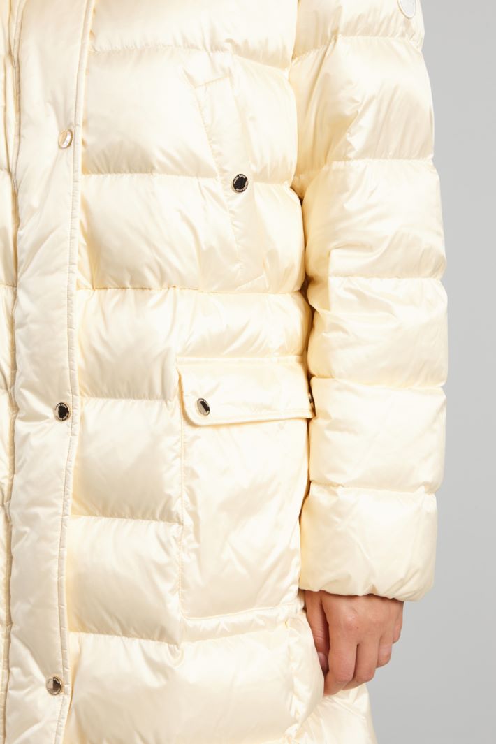 Piumino con collo alto - AVORIO - Fashion Market - 3