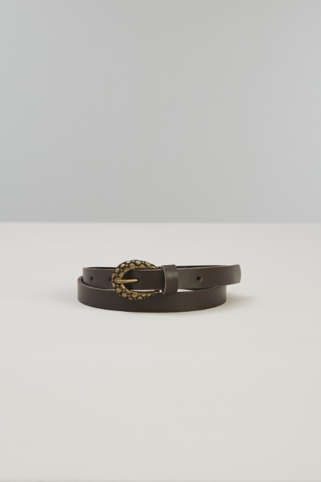Cintura sottile in pelle - Fashion Market