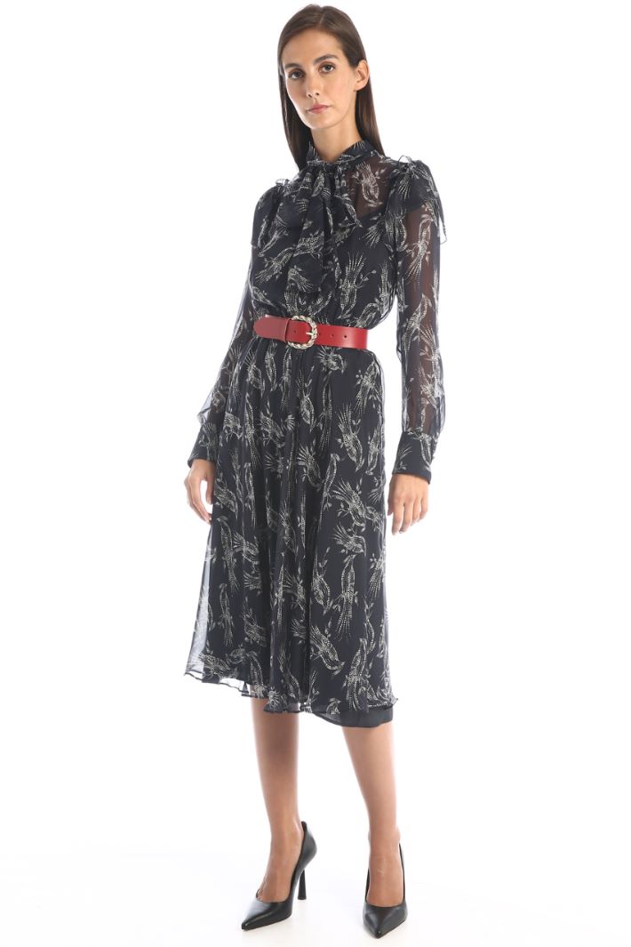 Cintura con fibbia a spirale - ROSSO - Fashion Market - 3
