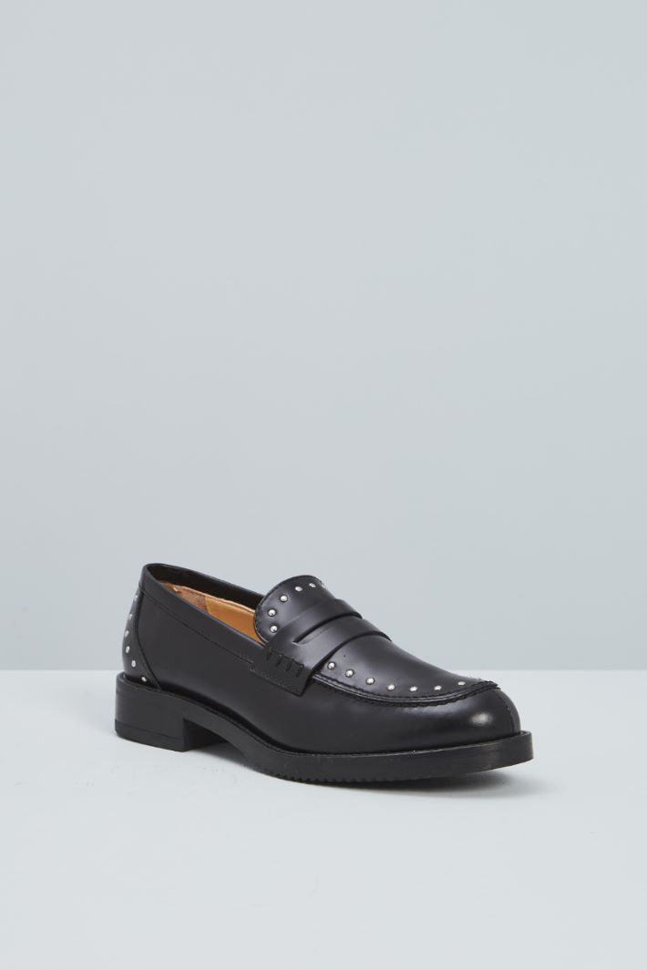 Mocassini in pelle - NERO - Fashion Market - 2