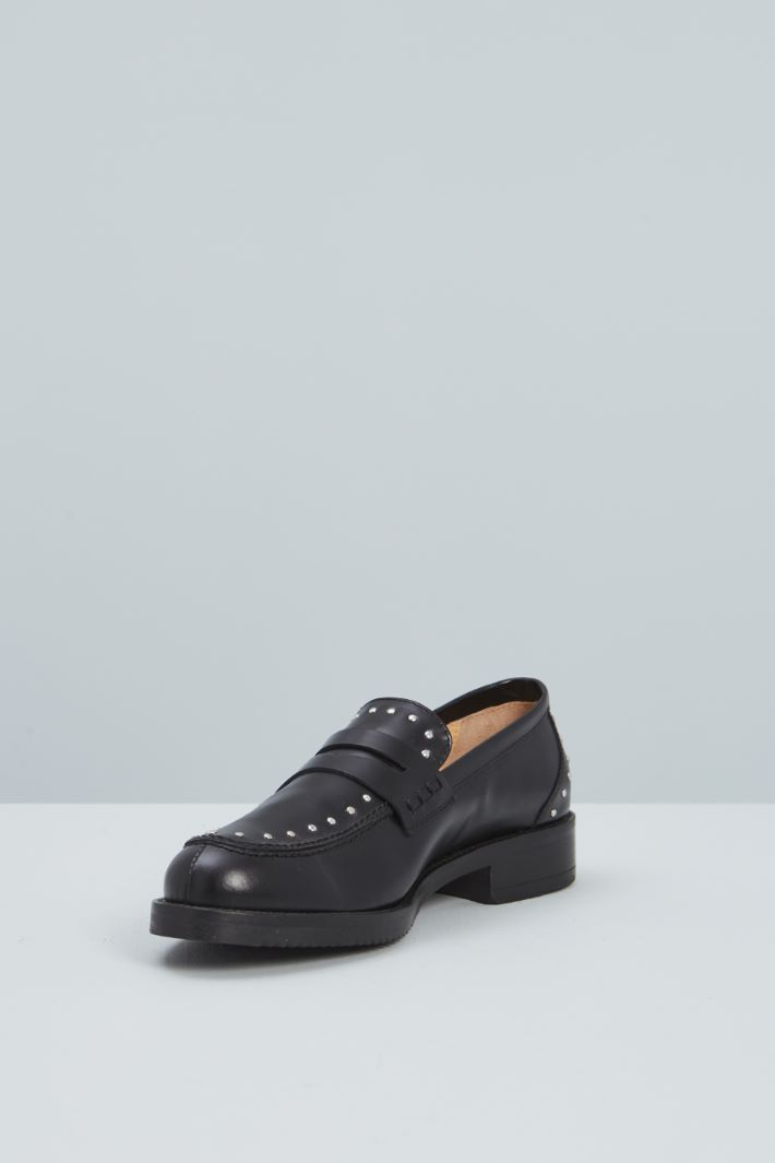 Mocassini in pelle - NERO - Fashion Market - 3
