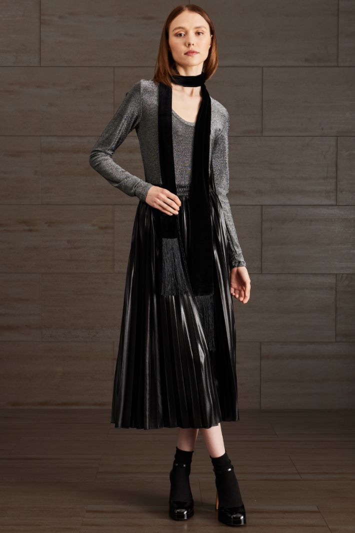 Stola in velluto - NERO - Fashion Market