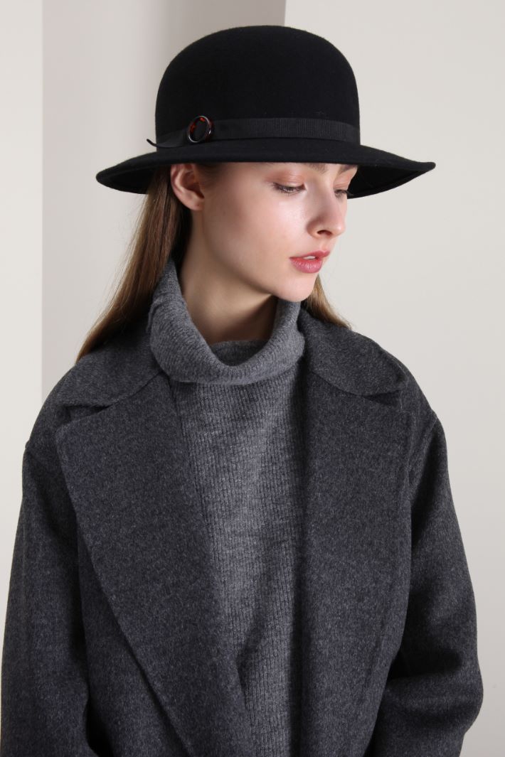 Cappello in pura lana - NERO - Fashion Market - 3