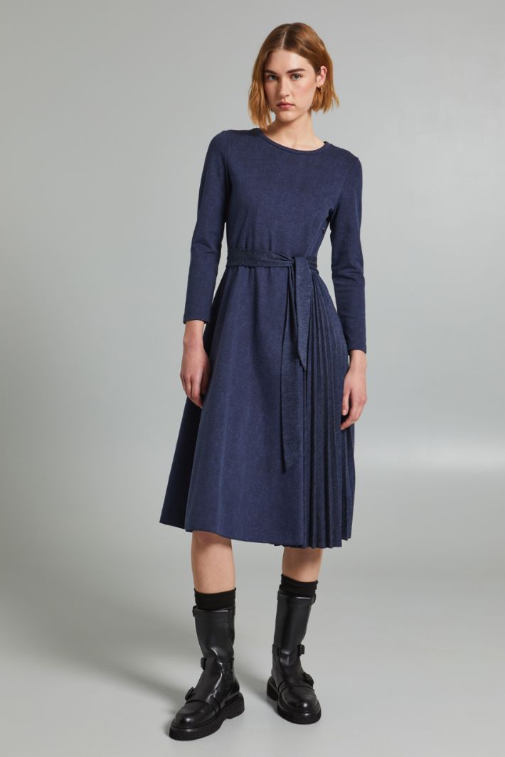 Abito in jersey stampato - BLU DENIM - Fashion Market - 4