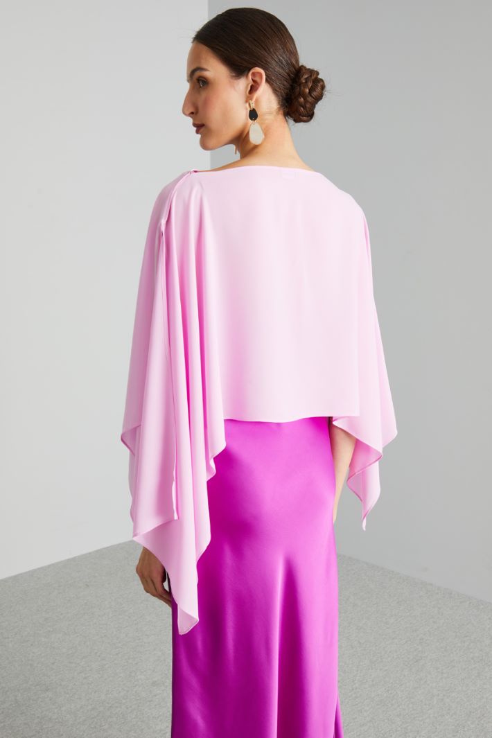 Coprispalle in georgette - ROSA - Fashion Market - 2