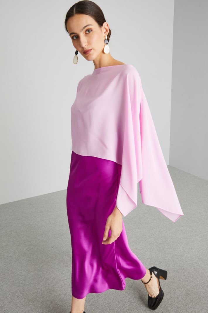 Coprispalle in georgette - ROSA - Fashion Market - 3