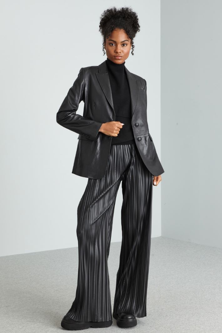 Collo in filato di cashmere - NERO - Fashion Market - 3