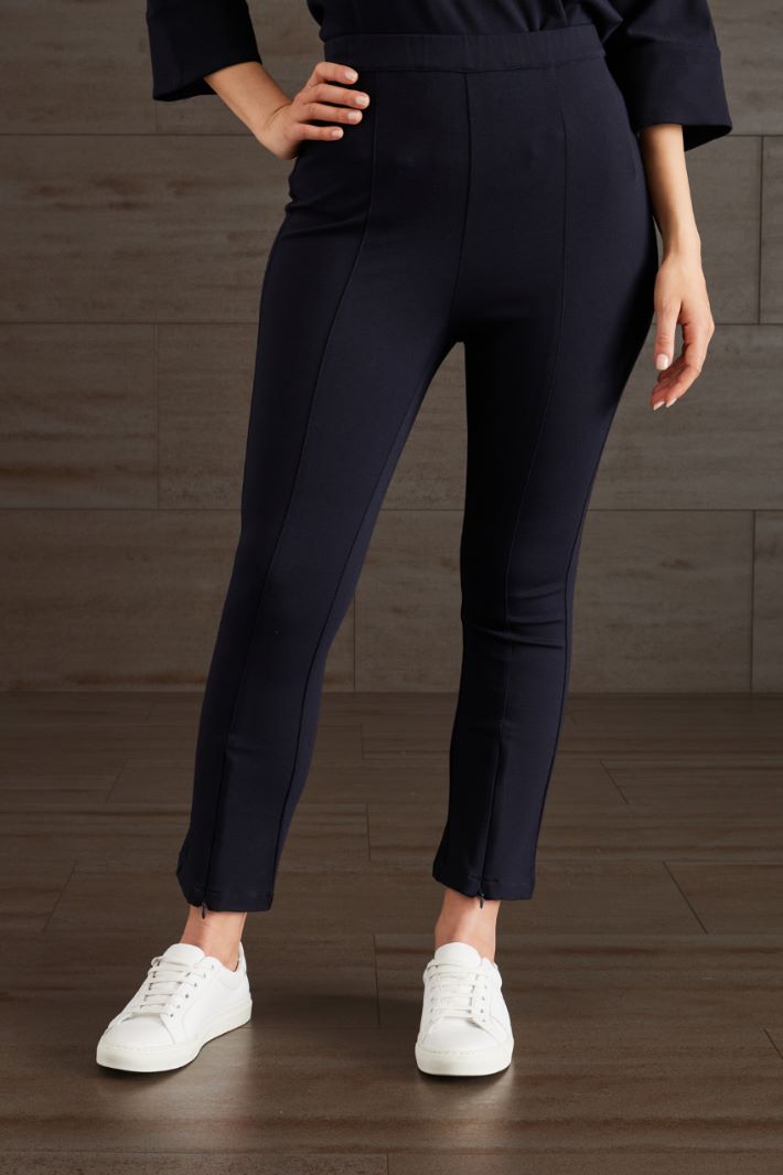 Pantaloni aderenti in jersey - BLU NOTTE - Fashion Market - 2