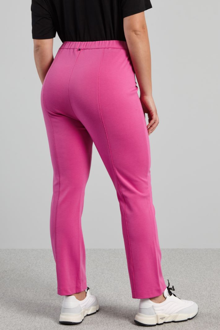 Pantaloni in jersey - FUXIA - Fashion Market - 4