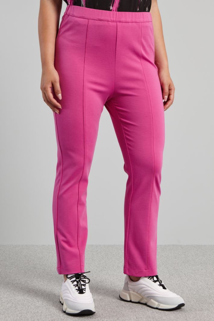 Pantaloni in jersey - FUXIA - Fashion Market - 2